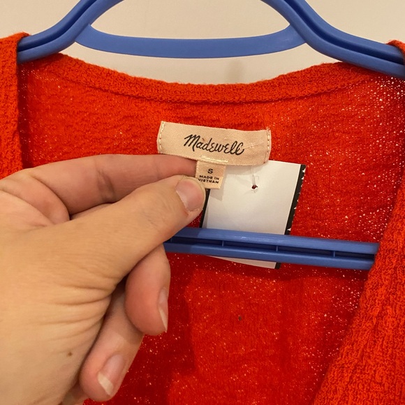 Madewell Texture & Thread Wrap-Tie Top - Picture 5 of 7